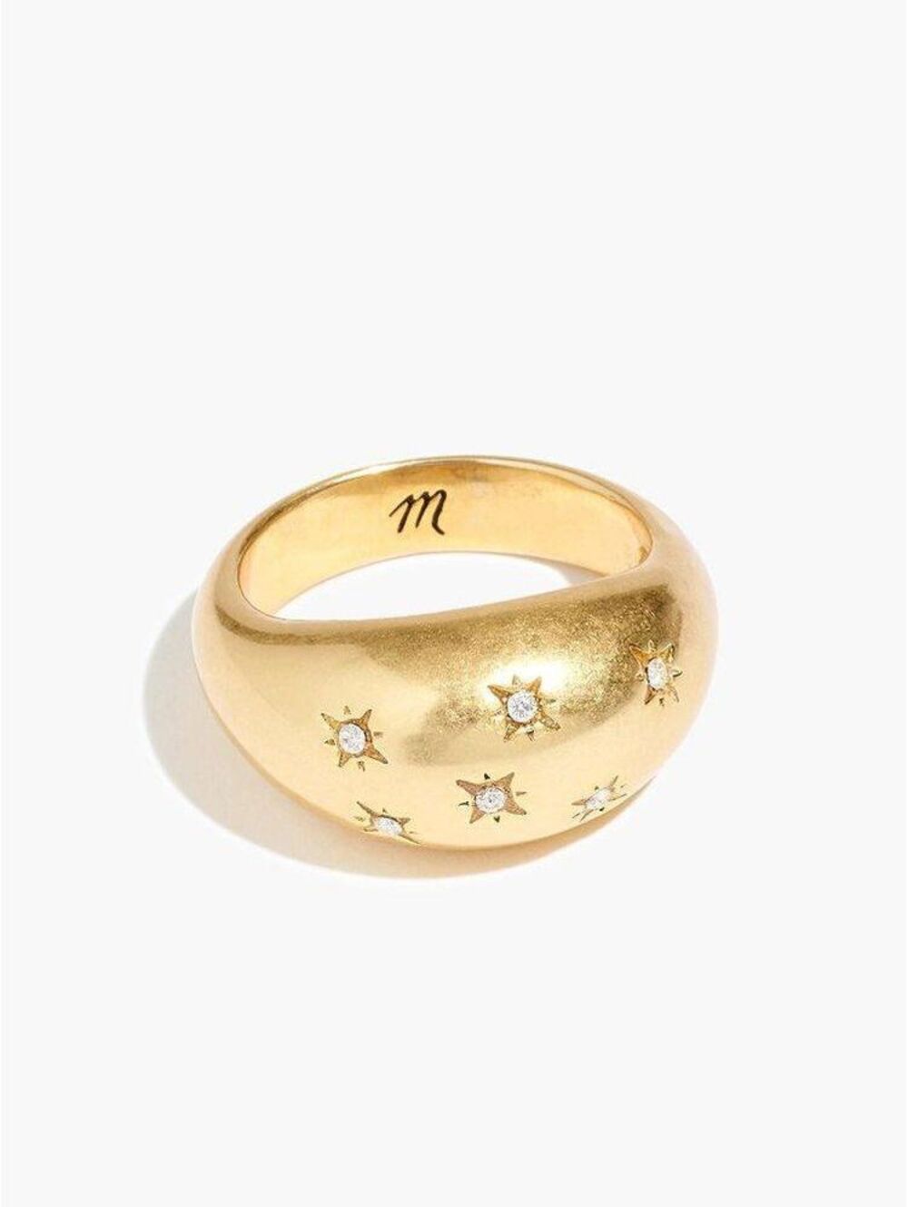 Madewell Lightburst Dome Ring Size 8